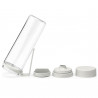 Brabantia Make&Take Bottle 1006280, 500 ml, With strainer, Spill-proof, Wide opening, Light gray/transparent