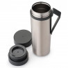 Brabantia Make&Take 1008487 Insulated Bottle, 500 ml, Double-walled, BPA-free, Stainless Steel/Dark Gray
