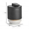 Дозатор за течен сапун Brabantia MindSet 1005672, 200 мл, Широк отвор, Тъмносив