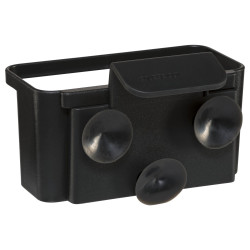 Brabantia SinkSide 1003310 Sink Organizer, Mounts to the sink wall, Perforated bottom, Dark gray