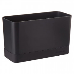 Organizator pentru chiuveta Brabantia SinkSide 1000209, Antiderapant, Silicon, Gri inchis