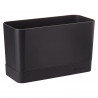 Organizator pentru chiuveta Brabantia SinkSide 1000209, Antiderapant, Silicon, Gri inchis