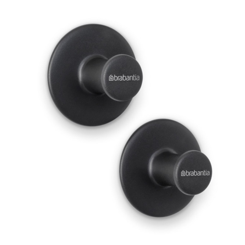 Комплект закачалка за кърпа Brabantia ReNew 2 броя, Dark Grey