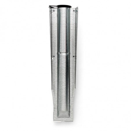 Suport pentru uscator de rufe exterior Brabantia 90300211, Ø35mm, Metal galvanizat, In pamant sau beton, Inox