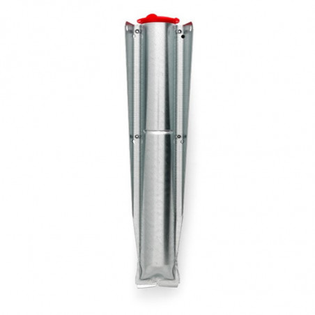 Brabantia 90300212 Outdoor Mounting Post, Ø45 mm, Metal, Galvanized, For digging or setting in concrete, Stainless Steel