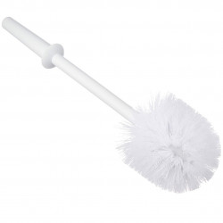 Brabantia ReNew Toilet Brush 648989, 37.2 cm, Ergonomic Handle, White