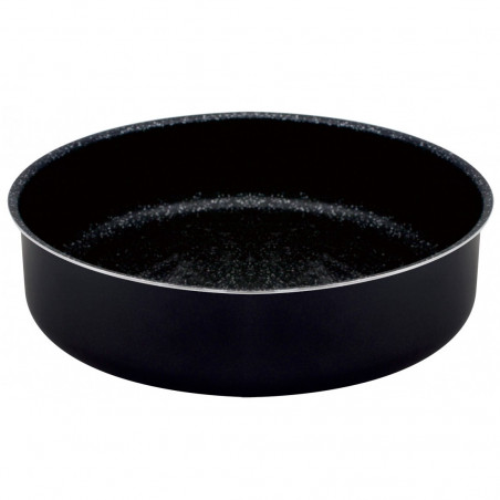 Oliver Voltz OV51222N32 Baking Pan, 32 cm, Marble Finish, Round, Black