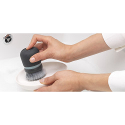 Резервна четка за четка за миене на съдове с дозатор за течен сапун Brabantia, Dark Grey, 2 броя