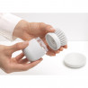 Set of 2 replacement brushes for the Brabantia SinkSide 1003320 dispenser, Easy to replace, Polyester, Light gray