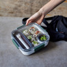 Кутия за обяд Black+Blum BAO-BA010, 1 л, Вътрешно отделение, Без BPA, Бял/зелен