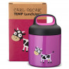 Carl Oscar 109102 Children's Food Thermos, 300 ml, Keeps food warm for up to 4 hours, VacuumShield, BPA-free, Purple