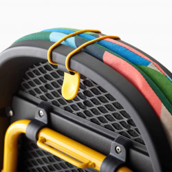 Сгъваема дъска за гладене Joseph Joseph 50045, Поставка за ютия, Стенен монтаж, Сив/жълт