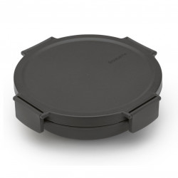 Brabantia Make&Take Food Container 1006299, 1 L, Leak-proof, Airtight Seal, BPA-free, Dark Gray