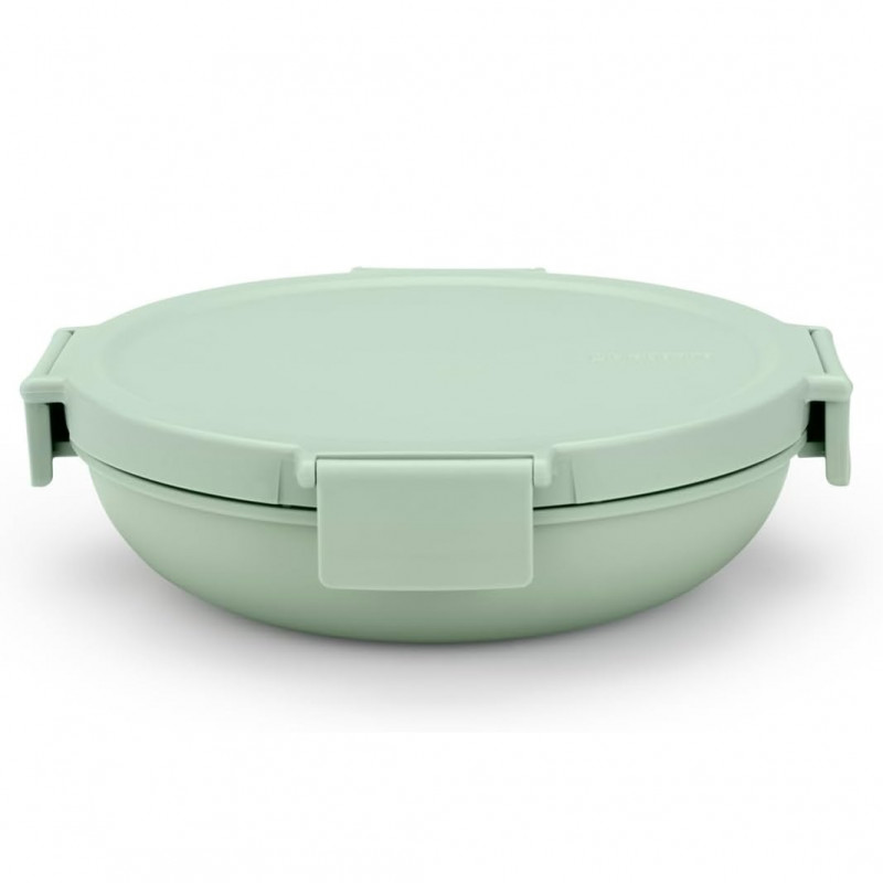 Brabantia Make&Take Food Container 1006300, 1 L, Leak-proof, Airtight Seal, BPA-free, Green