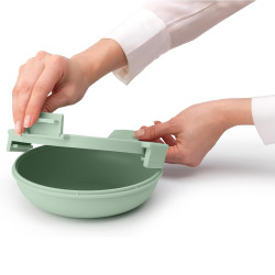 Brabantia Make&Take Food Container 1006300, 1 L, Leak-proof, Airtight Seal, BPA-free, Green