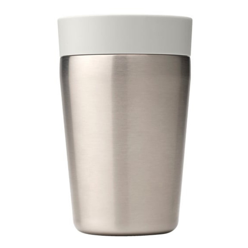 Brabantia Make&Take Insulated Cup 1008492, 200 ml, Spill-proof, BPA-free, Light Gray