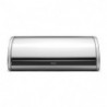 Cutie pentru paine Brabantia Roll Top 646890, 16 L, 44.5x26 cm, Constructie usoara si robusta, Inox/Mat