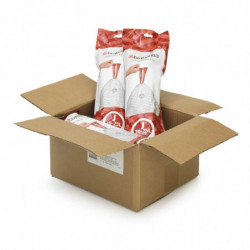 Brabantia PerfectFit Sort&Go/Bo 1005587 Trash Bags, Size J, 20–25 L, 120 Count, White