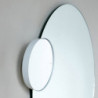 Brabantia MindSet Mineral Wall Mirror 1005691, 5x magnification, Magnetic mount, Corrosion-resistant, Mineral finish, White