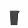 Brabantia StepUp 1008476 Pedal Bin, 10 L, Eco-friendly materials, Large opening, Dark gray