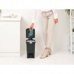 Кош за смет с педал Brabantia StepUp 10L, Dark Grey