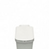 Κάδος απορριμμάτων με πεντάλ Brabantia StepUp 1008480, 16 L, Οικολογικά υλικά, Μεγάλο άνοιγμα, Ανοιχτό γκρι