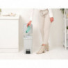 Кош за боклук с педал Brabantia StepUp 1008480, 16 л, Екологични материали, Голям отвор, Светлосив
