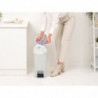 Кош за боклук с педал Brabantia StepUp 1008480, 16 л, Екологични материали, Голям отвор, Светлосив