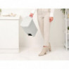 Кош за боклук с педал Brabantia StepUp 1008480, 16 л, Екологични материали, Голям отвор, Светлосив