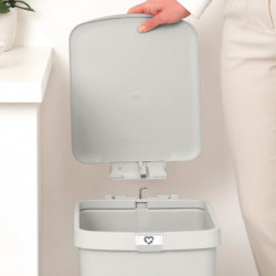 Кош за смет с педал Brabantia StepUp 25L, Light Grey