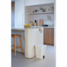 Cos cu pedala Brabantia StepUp 1008483, 25 L, Materiale ecologice, Deschidere mare, Gri deschis
