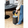 Brabantia NewIcon 1008842 Pedal Bin, 12 L, Soft-Close, Non-Slip Base, Dark Gray