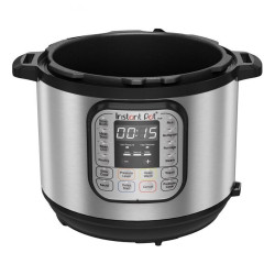 Instant Pot Duo 8 Pressure Cooker 113006101, 1200W, 7.6 L, 13 Programs, Serves 8–12, Set-and-Forget Function, Silver