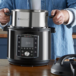 Πολυμάγειρα Instant Pot PRO 6 112016701, 1200W, 5,7 L, 28 Programs, 11 Safety Systems, Μαύρο