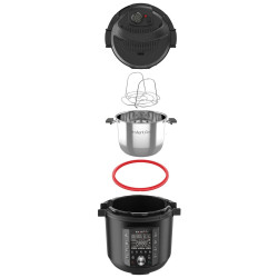 Instant Pot PRO 8 113005701, 1400W, 7.6L, 28 program, 11 biztonsági rendszer, fekete színű