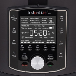 Instant Pot PRO 8 Multicooker 113005701, 1400W, 7.6 L, 28 Programs, 11 Safety Features, Black