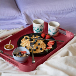 Trebonn Pile XL Serving Tray 1723112, 51x32.5 cm, Melamine, Dishwasher Safe, Red
