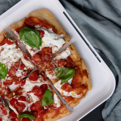 Trebonn Pile XL Serving Tray 1723112, 51x32.5 cm, Melamine, Dishwasher Safe, Red