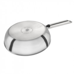 Дълбок тиган Zwilling Joy Plus 1029411, 20 см, Незалепващо Permaresist Ultra покритие, Неръждаема стомана 18/10, Фурна и Индукция, Сребрист