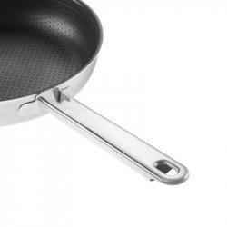 Дълбок тиган Zwilling Joy Plus 1029411, 20 см, Незалепващо Permaresist Ultra покритие, Неръждаема стомана 18/10, Фурна и Индукция, Сребрист