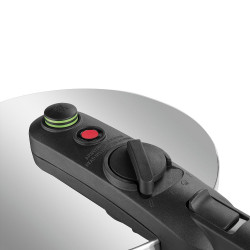 Χύτρα ταχύτητας Zwilling EcoQuick II 64243422, 4 l, 22 cm, 2 ρυθμίσεις, Βαλβίδα ασφαλείας, Ανοξείδωτο ατσάλι 18/10, Επαγωγή, Ασημί