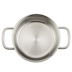 Тенджера Zwilling Pico 66653120, 1 л, 12 см, Стъклен капак, Неръждаема стомана 18/10, Фурна и Индукция, Сребрист