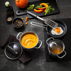 Κατσαρόλα Zwilling Pico 66653120, 1 l, 12 cm, Γυάλινο καπάκι, Ανοξείδωτο 18/10, Φούρνος και επαγωγή, Inox