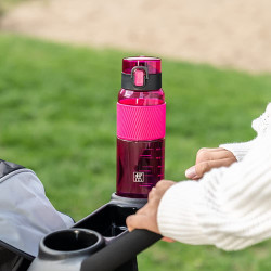 Zwilling Water Bottle 1024180, 680 ml, Tritan, Shock- and spill-resistant, Fruit filter, BPA-free, Pink