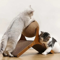 Драскалка с въртяща топка за котки JISADER 2950,