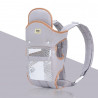 Marsupiu BREATHABLE BABY 5306, Ergonomic, Bretele reglabile, Ventilare plasa, Gri