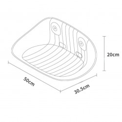 Hamac pentru pisici CATNEST 9172, Cu ventuze, Suspendat, Pana la 10 kg, Transparent