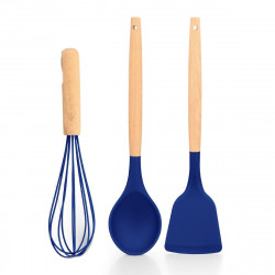 Royalty Line RL-BS1010M Cookware Set, Cast Iron, 10-Piece, Induction Compatible, Marble Finish, Blue