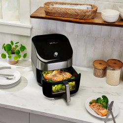 Instant Pot Vortex Plus Clearcook 140309701 Hot Air Fryer, 1700W, 5.7 L, 6 Programs, 35–205°C, Interior Light, Black