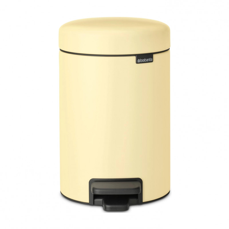 Кош за смет с педал Brabantia NewIcon 3L, Mellow Yellow